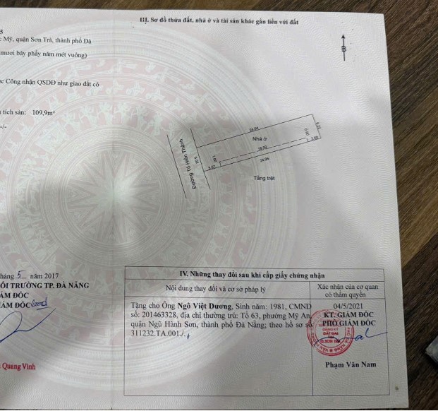 Bán nhà MT Tô Hiến Thành ví trí vàng trong làng kinh doanh Đà Nẵng